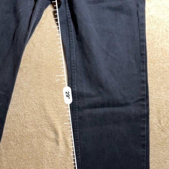 US Polo Assn Men 32x32‎ Black Denim Regular Straight Fit Vintage 5 Pocket Jeans - Picture 8 of 11